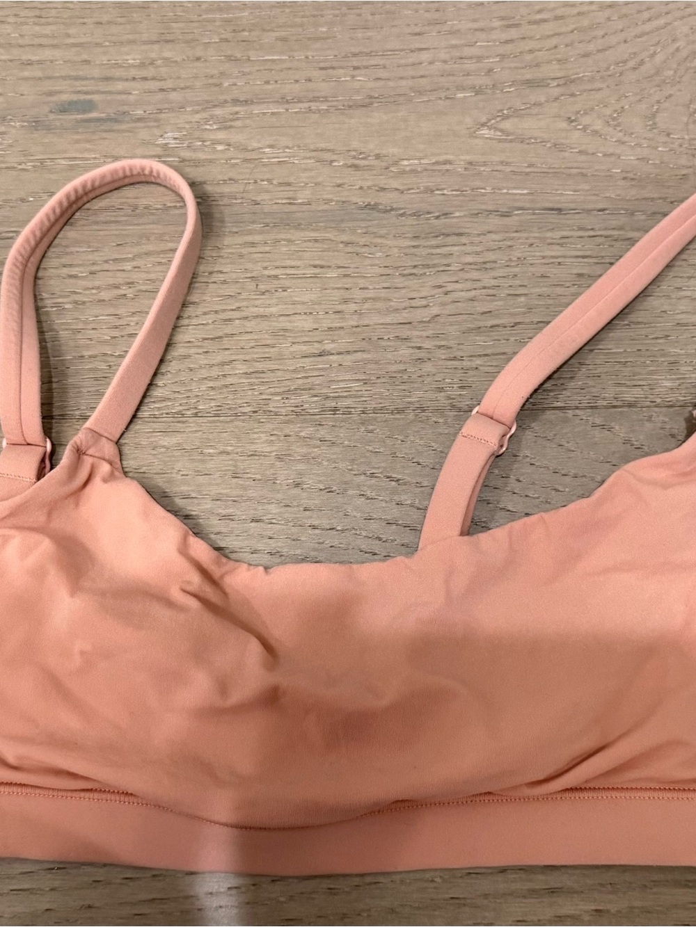 SKIMS Fits Everybody Scoopneck Bralette in Desert Clay Sz M - Picture 2 of 4